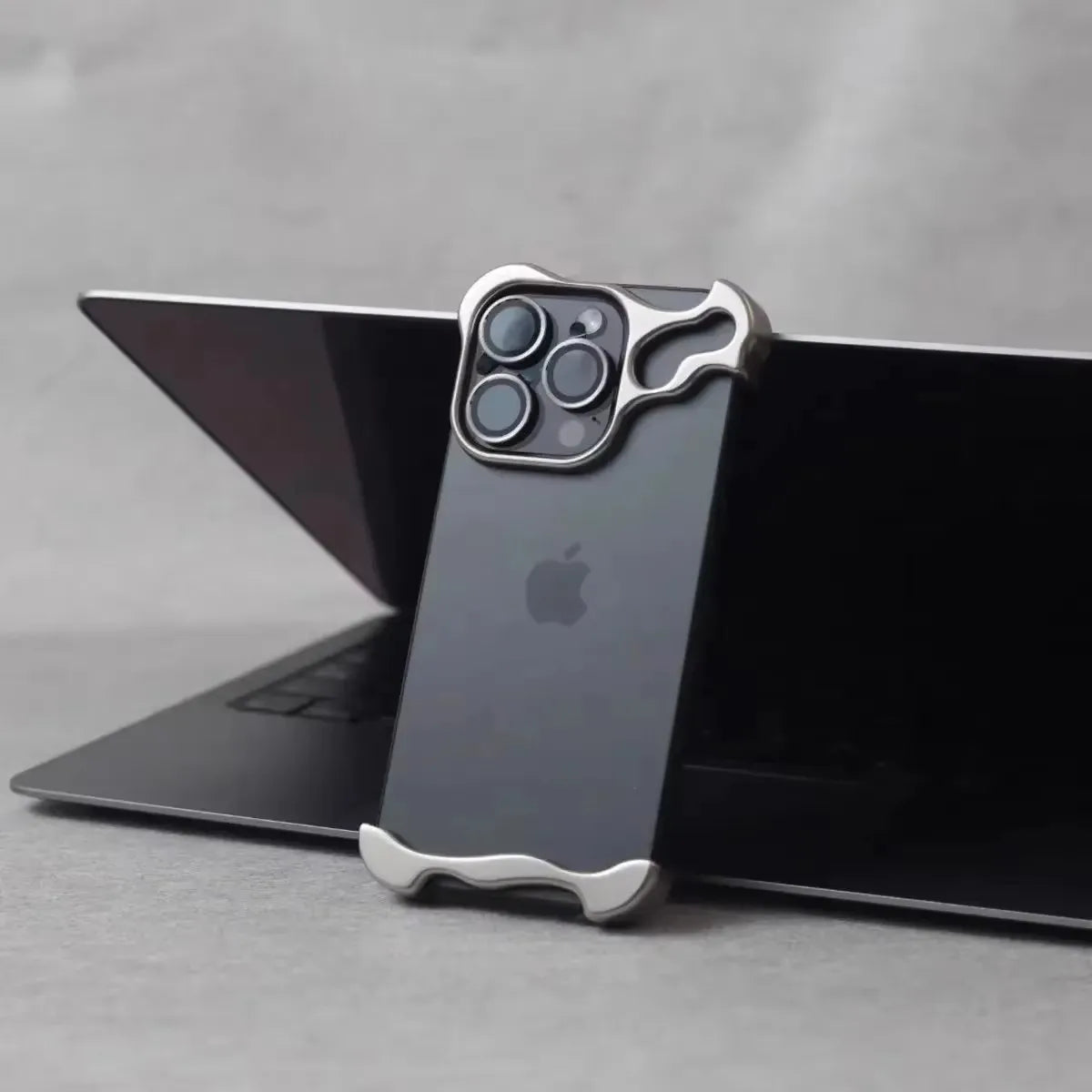 Luxury Irregular Aluminum Alloy Bumper Phone Case For IPhone 16 15 14 13 12 Pro Max 17 Air Pro Lens Film Protection Metal Cover