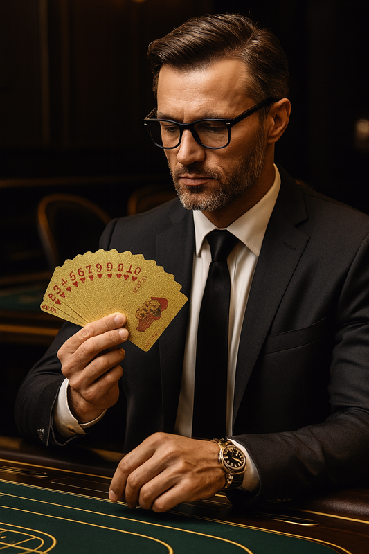 24K Gold Poker Cards – Collector’s Waterproof Set