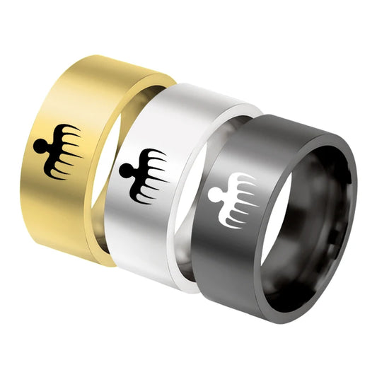 💍 Titanium Fashion Ring – Spy Edition