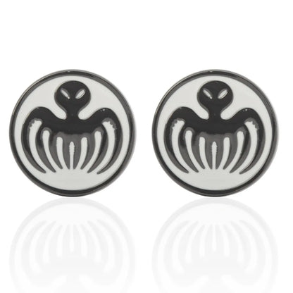Men's jewelry fashion French cuffs cufflinks strong black round octopus 007 cufflinks / 5  for packing