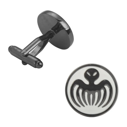 Men's jewelry fashion French cuffs cufflinks strong black round octopus 007 cufflinks / 5  for packing