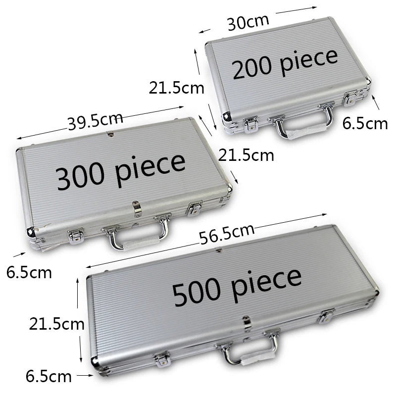 Casino Royale Poker Chip Case – 100–500pcs