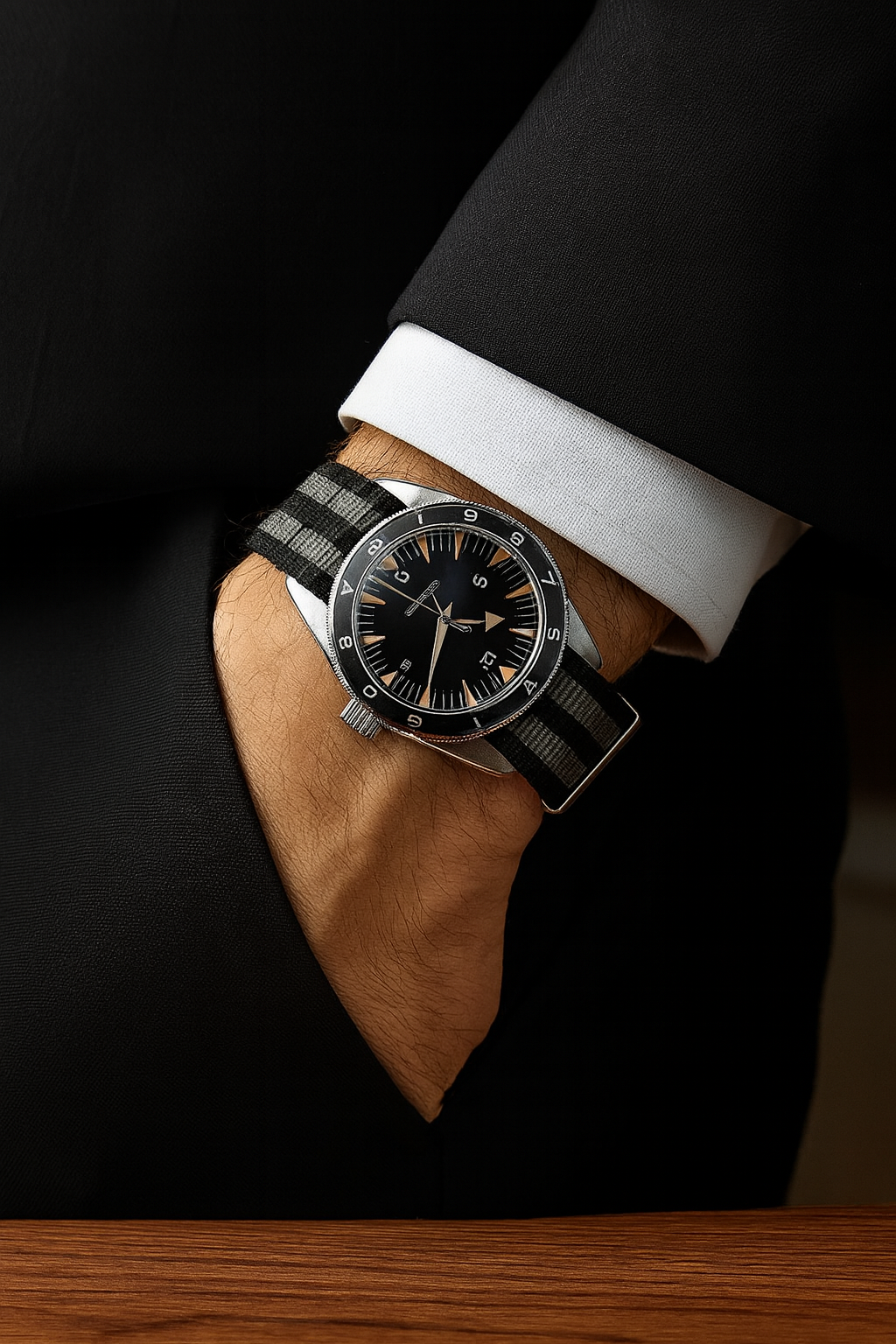 41MM NH35 Automatic Watch – Sapphire Glass & Nylon Strap