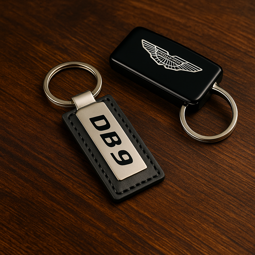 Aston Leather & Metal Keychain – Gentleman’s Edition