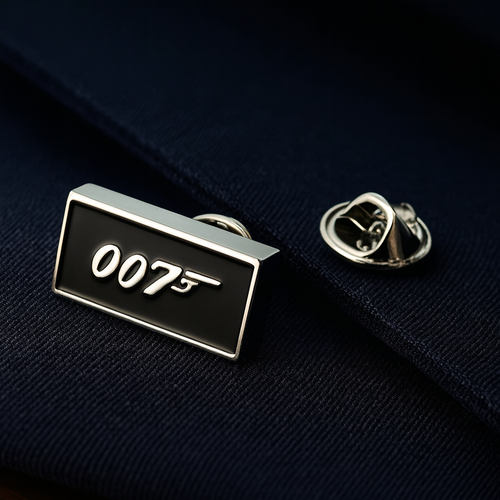 🎖️ 007 Gold Lapel Pin – Signature Edition