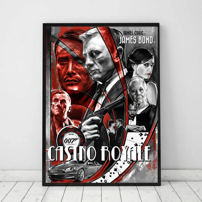 British Legend 007 Art Poster – Classic Bond Wall Print