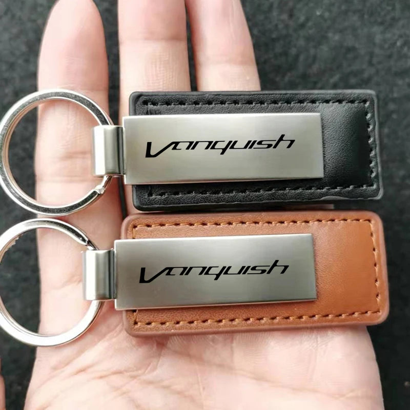Aston Leather & Metal Keychain – Gentleman’s Edition