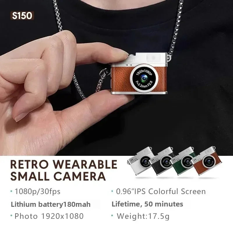 Retro Digital Spy Camera – 1080P Mini Video Recorder
