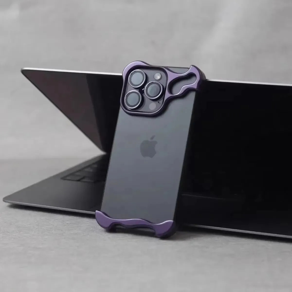 Luxury Irregular Aluminum Alloy Bumper Phone Case For IPhone 16 15 14 13 12 Pro Max 17 Air Pro Lens Film Protection Metal Cover