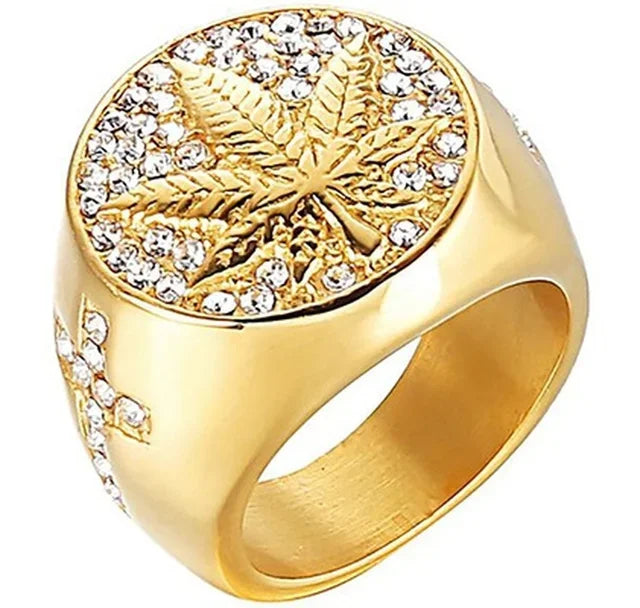 Milangirl Big Hip Hop Rhinestone Men Out Bling Square Ring   Pave Setting CZ Wedding Engagement Rings Top Quality