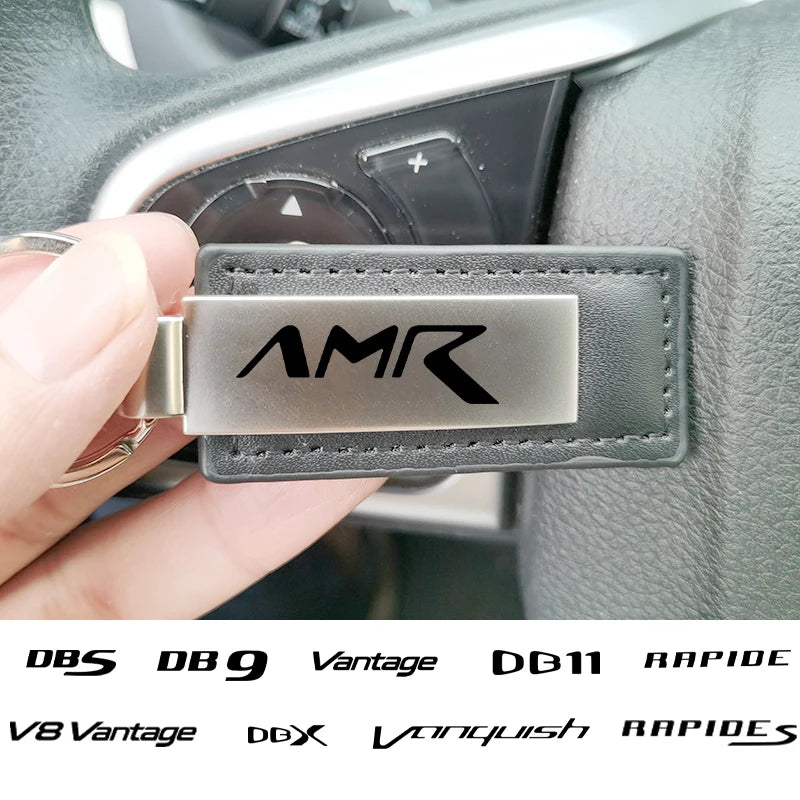 Aston Leather & Metal Keychain – Gentleman’s Edition