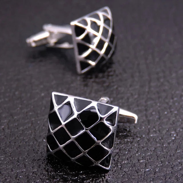 Prestige Cufflinks – High-Polish French Square Edition
