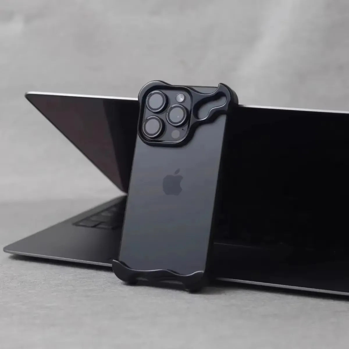 Luxury Irregular Aluminum Alloy Bumper Phone Case For IPhone 16 15 14 13 12 Pro Max 17 Air Pro Lens Film Protection Metal Cover