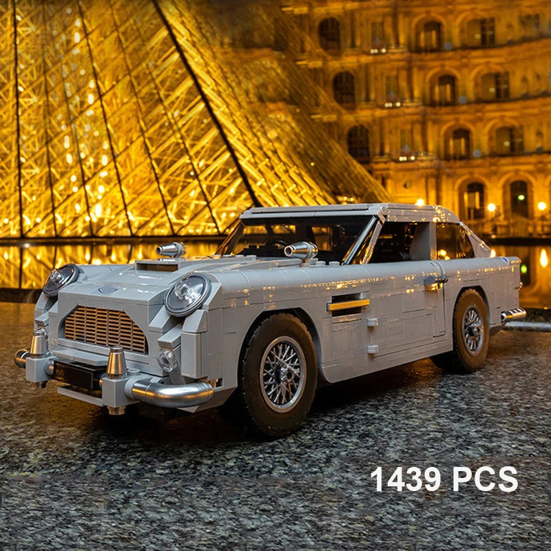 1439PCS 007 MOC Classic Racing Car Building Blocks Set DIY Sports Vehicle Model Assemble Bricks Toys Gift For Children Adult Boy