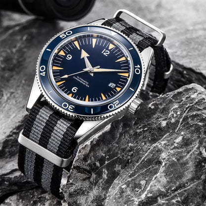 41MM NH35 Automatic Watch – Sapphire Glass & Nylon Strap