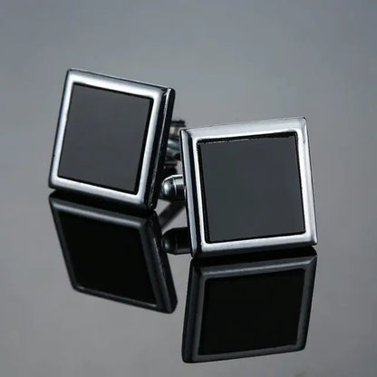 Prestige Cufflinks – High-Polish French Square Edition