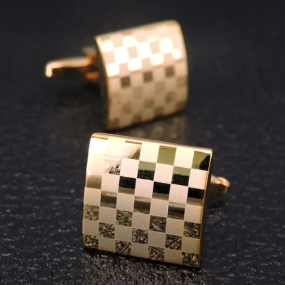 Prestige Cufflinks – High-Polish French Square Edition