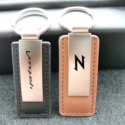 Aston Leather & Metal Keychain – Gentleman’s Edition