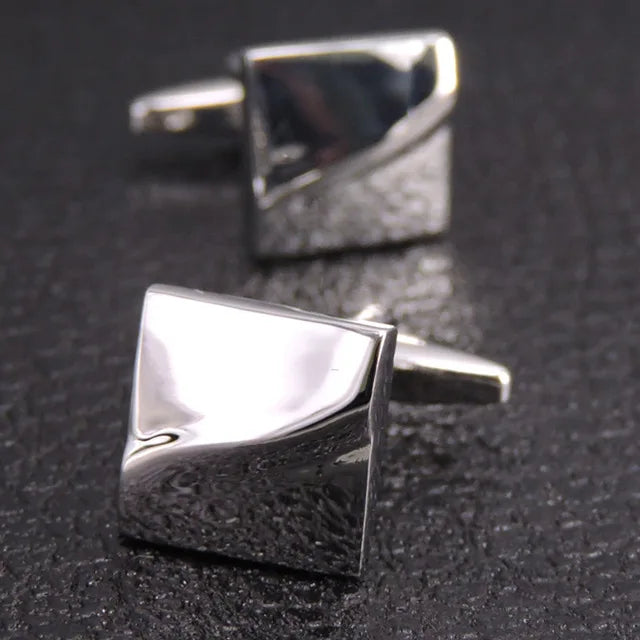 High Quality Copper Cufflinks Luxury Cuff Links Mens French Square Button Shirts Accessories Business Jewelry