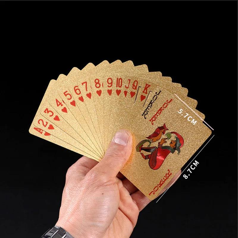 24K Gold Poker Cards – Collector’s Waterproof Set