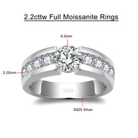 2.2cttw Rings